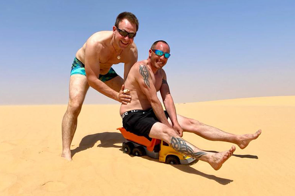 UNSER TEAM IST DA! 2 GH Afrika 09 05